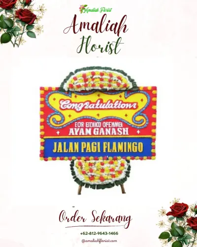 Bunga Papan Congratulation di Raharja